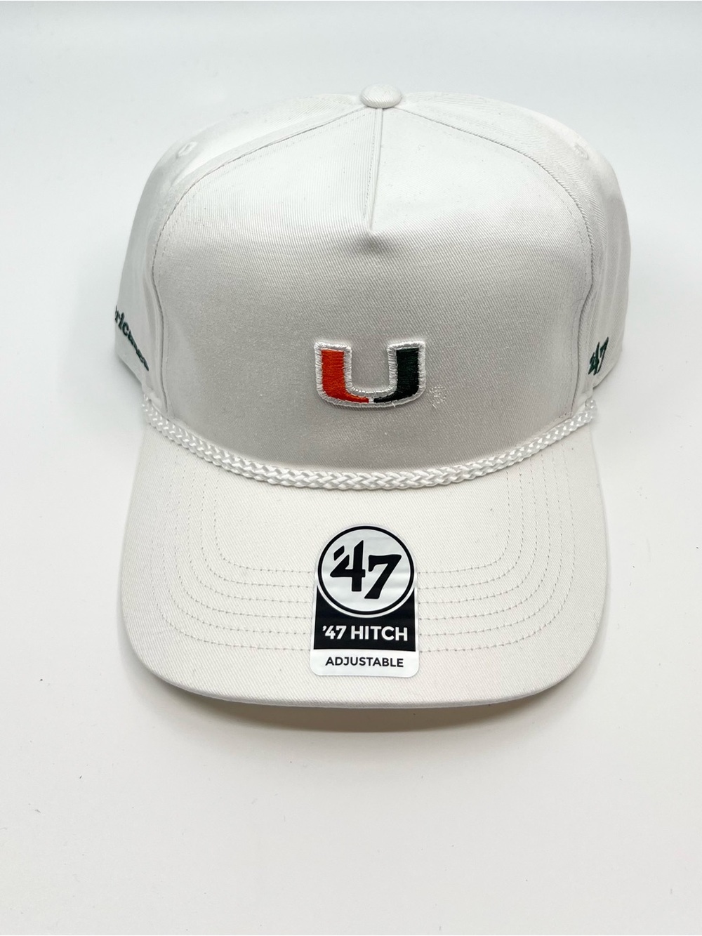 Miami Hurricanes ‘47 Brand Hitch Hat Cap Micro Patch Rope NCAA - BRAND NEW